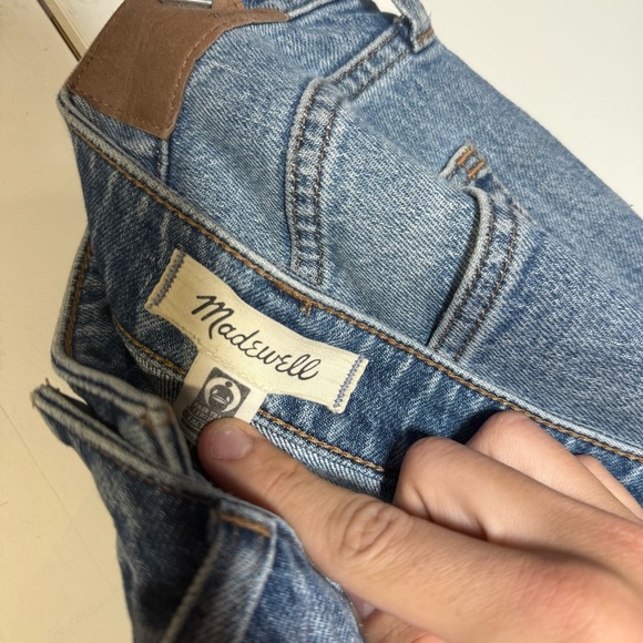 Madewell The Curvy Perfect Vintage Jean Size 29 Blue Wash Denim Jeans Stretch - Picture 7 of 8
